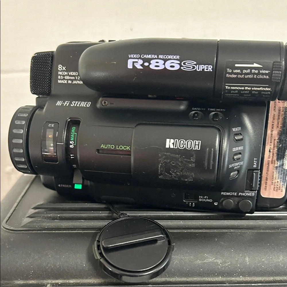 R-86S Super Video Camera - Black Not tested With Accessories